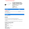 thumbnail image 2 of Air Charge Temperature Sensor Connector - Compatible with 2001 - 2006 BMW 325Ci 2.5L 6-Cylinder 2002 2003 2004 2005, 2 of 2