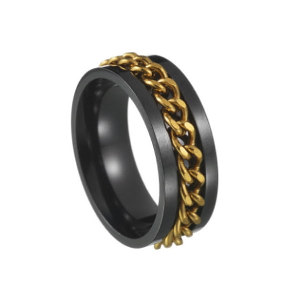 DESIGNICE Fidget Ring Anniversary Gifts Anxiety Ring for Women and Men Couple Gifts Spinner Ring Stainless Steel Ring