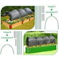 thumbnail image 2 of Garden Greenhouse Hoops Kit, Fiberglass Frame Greenhouse With Shade Cloth, For Outdoor Plant Protection, 2 of 7