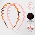 thumbnail image 4 of 8 PCS Zig Zag Headbands for Women Teen Girls, Trendy 90s Outfit Fashion Hair Accessories, Thin Wave Teeth Comb Hair Bands, Stylish Gifts for Her, 4 of 7