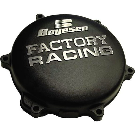 Boyesen Black Factory Aluminum Clutch Cover (CC-33B)