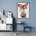 thumbnail image 7 of Diamond Art Kit for Adults, Classy Butterfly Woman Print No.792 Diamond Painting for Adults Beginners, 5D DIY Diamond Art Painting Kits, Colorful Diamond Painting Craft for Home Decor 12x16, 7 of 7