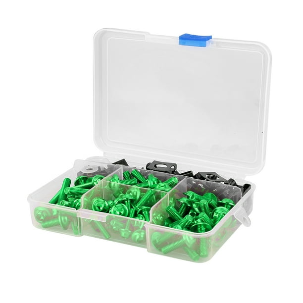 Tornillos, 177 piezas Tornillos para motocicleta Arandela para perno de carenado Experiencia incomparable