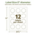thumbnail image 6 of Avery EcoFriendly Round Labels, 2" Diameter, 1,200ct, 6 of 10