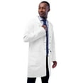 thumbnail image 5 of Adar Universal Stretch Unisex Lab Coat - 36" Snap Front Lab Coat - 3308 - White - 3X, 5 of 7