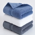 thumbnail image 2 of Xiao Hua 2 toallas suaves de color azul claro para baño, toallas de algodón puro de 35x75 cm para baño, toallas de baño ultrasuaves y absorbentes, paños de lavado ideales para la cara,, 2 of 5