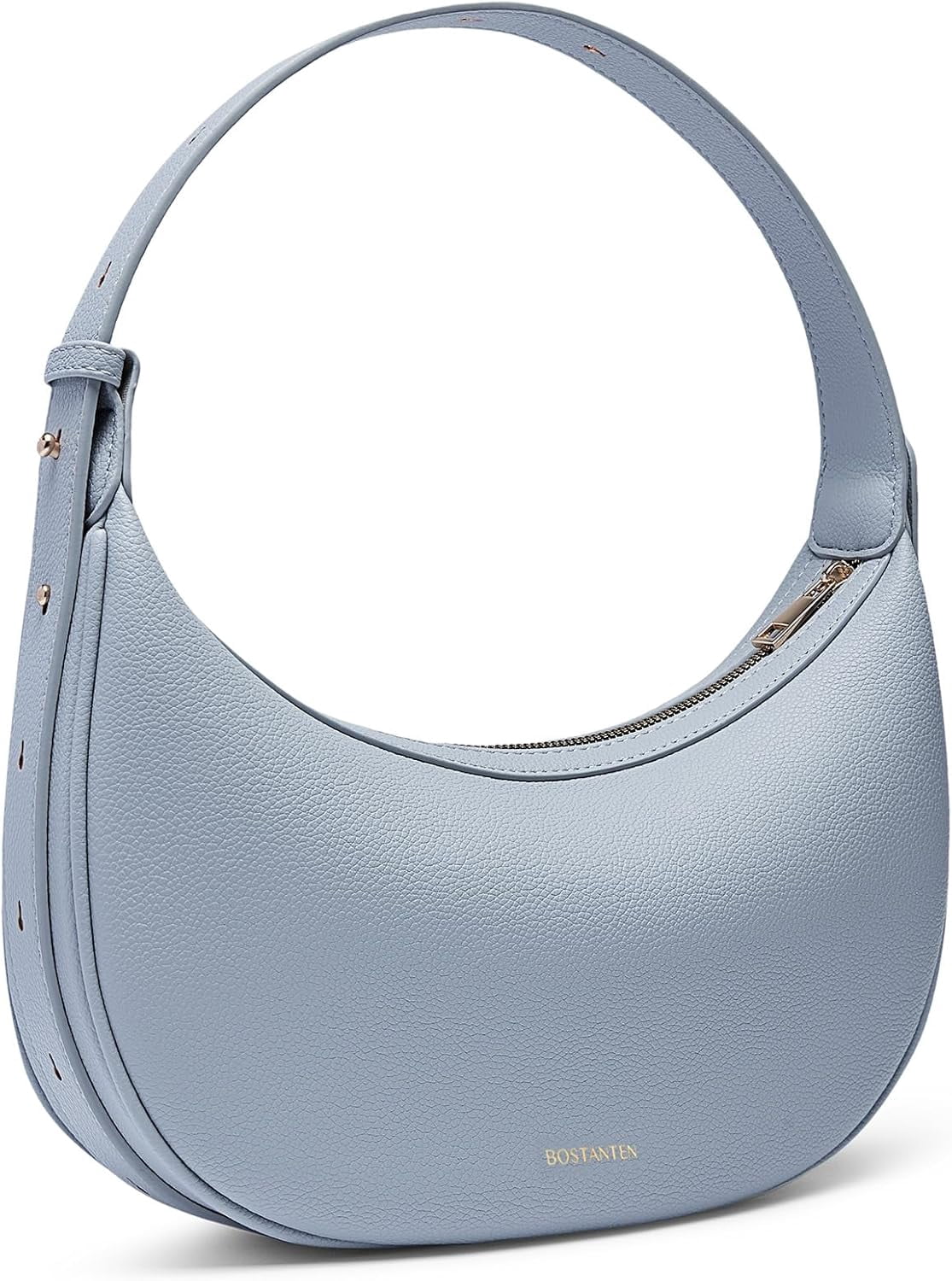 Crescent Shoulder Bag for Women Trendy Crossbody Hobo Purse Vegan Leather Clutch Handbag Adjustable Strap