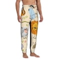 thumbnail image 4 of Xecao Animals Print Active Tech Joggers for Men, Mens Sweatpants Lounge Pants with Pockets-Medium, 4 of 5