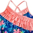thumbnail image 3 of Godderr Girls Bikini Set One Piece Swimsuit Sling Bathing Suit for 4-12Y, 3 of 8