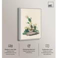 thumbnail image 2 of Prickly Pear Perch Canvas Print Botanical Art by Art Remedy, White Frame, 30 x 45, 2 of 6
