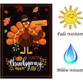 thumbnail image 5 of Happy Thanksgiving Flags,Thanksgiving Garden Flag 28 x 40 Inch Thanksgiving House Flag Double-Sided 2 Layer Thanksgiving Turkey House Flag For Thanksgiving Decoration, 5 of 6