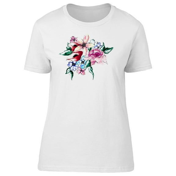 Flower Blossom Leaves Tee Women's -Image by Shutterstock