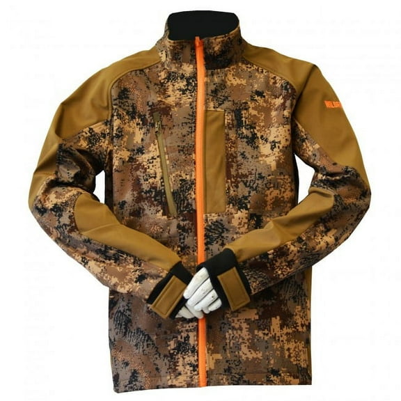 Wildfowler Men's Soft Shell Jacket Jacket, Digital Camo, X-Large Size