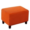 thumbnail image 1 of LNGOOR Ottoman Cover Made of Stretch Fabric for a Snug Secure Fit Footstool Furniture Protector Cover Blue, 1 of 2