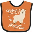 thumbnail image 3 of Inktastic Grandma's You Say Alpaca My Bags Boys or Girls Baby Bib, 3 of 4