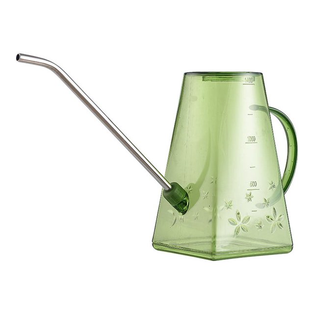 Matsuzay ABS Regadera Transparente Desmontable Boquilla larga Portátil Boca ancha Pulverizador escalado Accesorios con empuñadura Type3 NO3