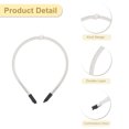 thumbnail image 5 of Unique Bargains Thin Headbands for Women Leather Head Bands for Women's Hair Fashion Hair Accessories for Women White, 5 of 7