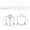 thumbnail image 5 of Faux Col Blouse Amovible Col Insert Femmes, 5 of 5