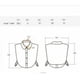 thumbnail image 5 of Accesorio de moda con cuello desmontable, aspecto profesional con ajuste ajustable, apariencia en capas sin volumen, material de mezcla de algodón transpirable para una experiencia agradable para la, 5 of 5