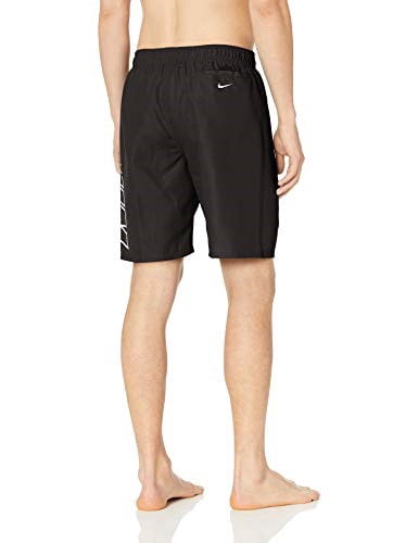 Nike Swim Men's Logo Breaker 9" Volley Short Swim Trunk Black