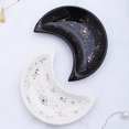 thumbnail image 4 of 2Pcs Moon Shape Jewelry Dish Small Organizer Holder for Necklace Candy Display Tray, 4 of 8