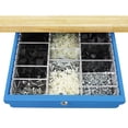 thumbnail image 2 of Steel Drawer 6" High with Partitions and Full Ball Bearing Suspension - 2"High x 14.5" Wide x 17" Length - Blue, 2 of 2