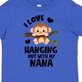 thumbnail image 4 of Inktastic Monkey I Love Hanging out with My Nana Boys or Girls Toddler T-Shirt, 4 of 5