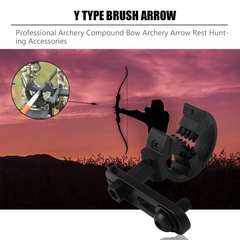 Archery Compound Bow Arrow Rest Round Universal Replacement Brush Hunting 