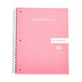 thumbnail image 2 of FENGGHAO College Ruled Notebook Pink 1 Subject Wirebound Journal with Dividers Hardcover Perforated Lined Paper Office Notepad 100 Pages, 2 of 9