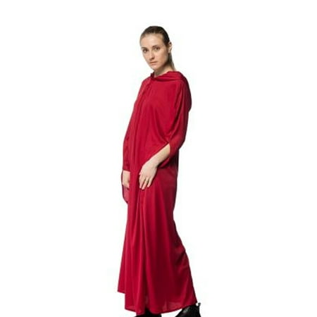 Offred Costume Dress The Handmaid's Tale Red Robe With Hood Cape TV Show Cosplay