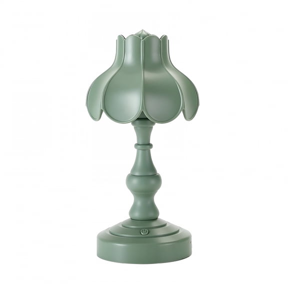 HIBIBUD USB Rechargeable Table Lamp - Mini Bedside LED Night Light for Home Decor,Perfect for Dormitory or Bedroom,Vintage Style Design small rechargeable lamp