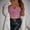Purple, variant on Women's Tanks Elegant Navel-Revealing Sleeveless Top for Everyday Style Black M