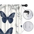 thumbnail image 4 of Blackout Kids Curtains,Butterfly and Leaves Pattern Childrens Insulated Curtains Set Of 2,Bedroom Essentials,Toddler Room Decor 52x84in(132x213cm), 4 of 4
