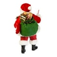 thumbnail image 2 of Kurt Adler 10.5-Inch Fabriché Black Santa with List and Candy Cane, 2 of 4