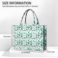 thumbnail image 3 of Large Capacity Tote Bag,Green Christmas Tree and Text Pattern Handbag Fashion Luxury Tote Bag,15.7"x13"x 5.1" Inches,Laptop Compatible, 3 of 6