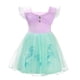 thumbnail image 1 of Disfraz elegante de princesa sirena con margaritas para Halloween, fiesta elegante, falda de tul, atuendo de verano para niñas pequeñas, talla 5T, estilo 20, 1 of 6