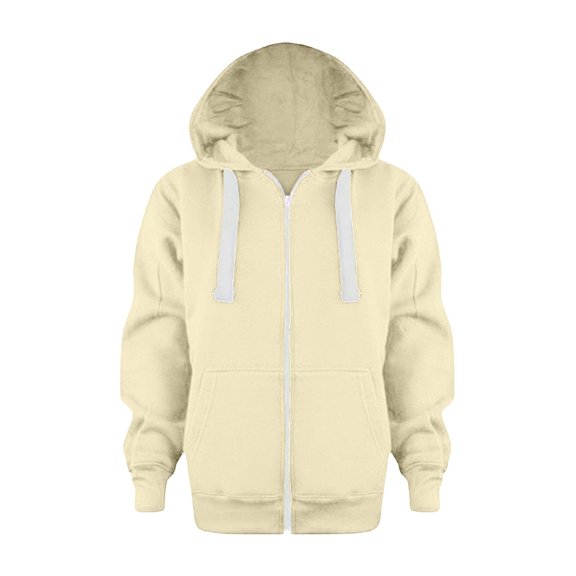 SGMVNU Sweatshirts for Boys Girls 4-5 Years Beige Girls Zip Up Hoodies Teen Full-Zip Long Sleeve Sweatshirts Jacket Casual Fall Hoodie with Pocket