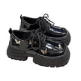 thumbnail image 1 of Zapatos retro con plataforma para mujer, zapatos vintage con plataforma para mujer, zapatos vintage con plataforma para mujer, zapatos casuales para mujer, artesanía superior, 1 of 9