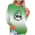 Big Discount! Gotyou Grinch Shirt Women's Blouse Casual Long Sleeved