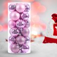 thumbnail image 4 of Decoración del árbol de Navidad Bola de Navidad grande irrompible de 4cm, bola de Navidad brillante para vacaciones, 24 Uds., 4 of 6