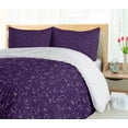 thumbnail image 5 of Ambesonne Astrology Duvet Cover Set, Zodiac Constellations, Queen, Indigo Grey White, 5 of 6