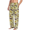 thumbnail image 2 of Xecao Lilies Flowers Men's Straight Lounge Pajama Pants: The Ultimate in Comfortable Sleepwear, 2 of 9