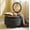 Dark Gray, variant on MOONMISS Round Ottoman with Storage and Reversible Tray, Upholstered Fabric Footrest Coffee Table for the Living Room, Bedroom, or Entryway,Camel