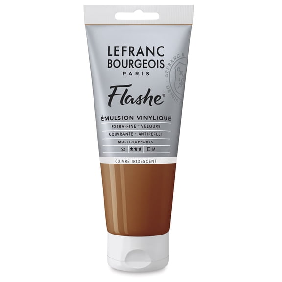 Lefranc & Bourgeois Flashe Vinyl Paint - Iridescent Copper, 80 ml
