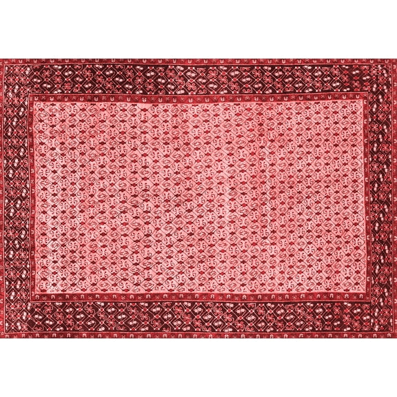 Ahgly Company Indoor Rectangle Persian Red Traditional Area Rugs, 5' x 7'