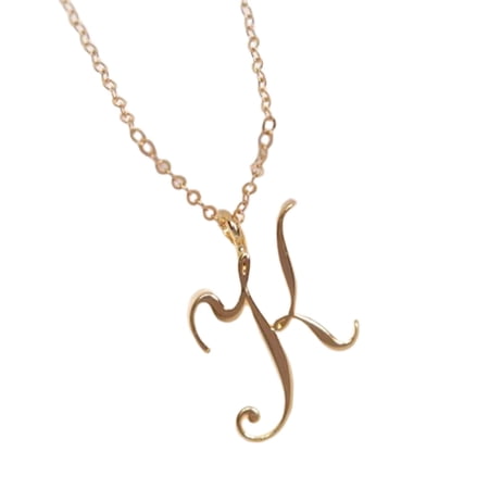 DESIGNICE 2026 New Initial Necklaces for Women Elegant Silver Initial Necklace Chic Dainty Necklace Simple Custom Initial Necklace for A Timeless Look for Daily Wear Party K