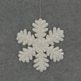 thumbnail image 1 of 1 Pc, 9 Inch Wide Hanging Display Snowflake For Winter Decorations Made Of Foam, 1 of 2