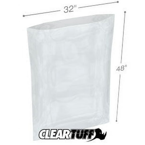 ClearTuff - 32" x 48" 2 Mil Flat Poly Bags - 200/Case