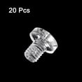 thumbnail image 3 of Unique Bargains M6x8mm Plastic Phillips Bolts PC Pan Head Machine Screws Transparent 20 Pack, 3 of 5