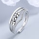thumbnail image 4 of Anillo De Ansiedad Ajustable Giratorias De Ley Unisex Zefei Wu 9024735049616, 4 of 5